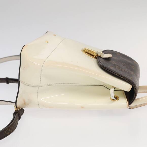 LOUIS VUITTON Monogram Vernis Hot Spring Snow Backpack White M53548 - Picture 5 of 16